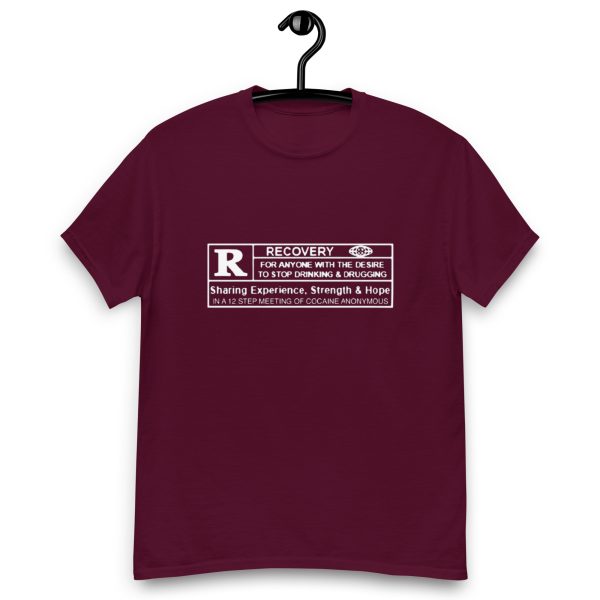 Men's classic tee Rated Recovery - Image 2