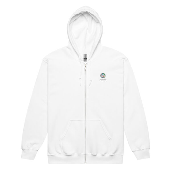 4th Annual Globathon Unisex heavy blend zip hoodie - Image 2