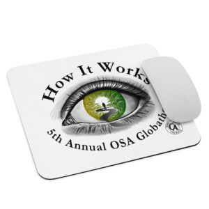 Mouse pad 5th Annual OSA Globathon How IT Works Theme