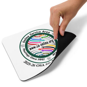 Mouse pad 5th Annual Globathon OSA Logo