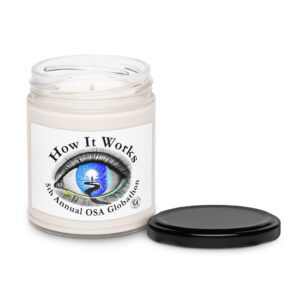 5th Annual Globathon Blue Eye Scented soy candle