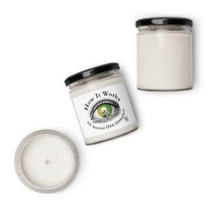 5th Annual Globathon Green Eye Scented soy candle